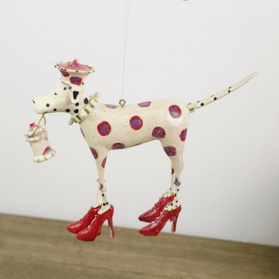 Patience Brewster Dalmatian Krinkles Christmas Ornament