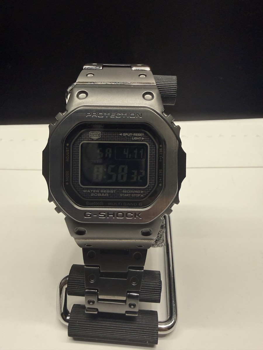 Casio G-Shock GMW-B5000MB-1JF Full Metal Black Stainless Steel