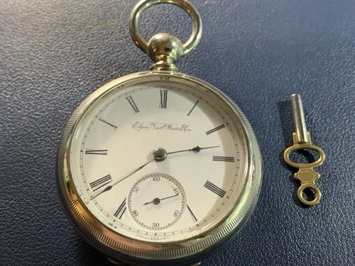 Vintage ELGIN Key pocket watch, grade 97, mod. 1, class 6 ,runs /looks great