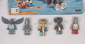 LEGO Chima 70226 Mammoth&rsquo;s Frozen Stronghold Complete 5 Minifigs Retired