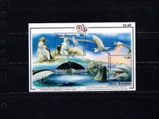 New Zealand 1371a Whales Bird Seals 1996 MNH S/S LG