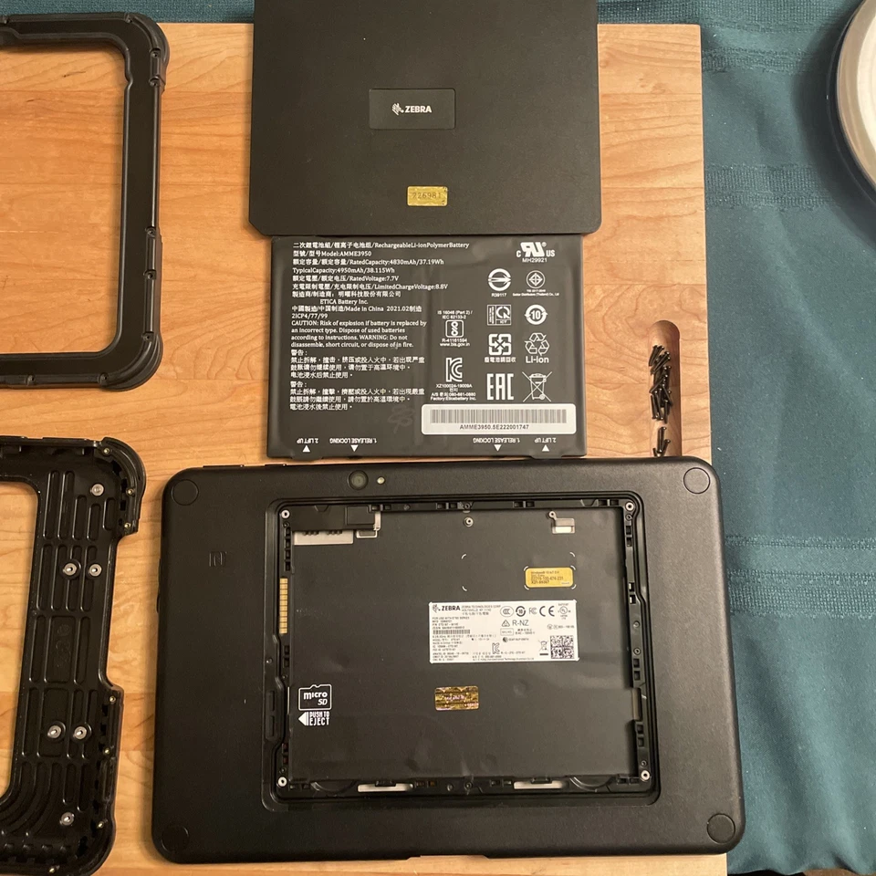 Zebra ET51AT-W14E Rugged Tablet Tested And Working No Password - Image 3 of 4