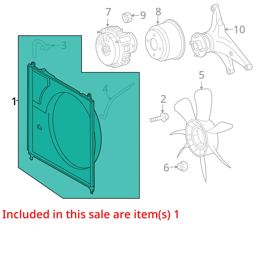 Coolant Reservoir Fits 08-11 13-21 LAND CRUISER 30380647 — 第 3/4 张图片