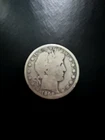 1908 BARBER HALF DOLLAR - 90% Silver / Circulated