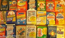 Fun Lot of 50 Unopened Old Vintage Baseball Cards in Wax Packs Huge Assortment