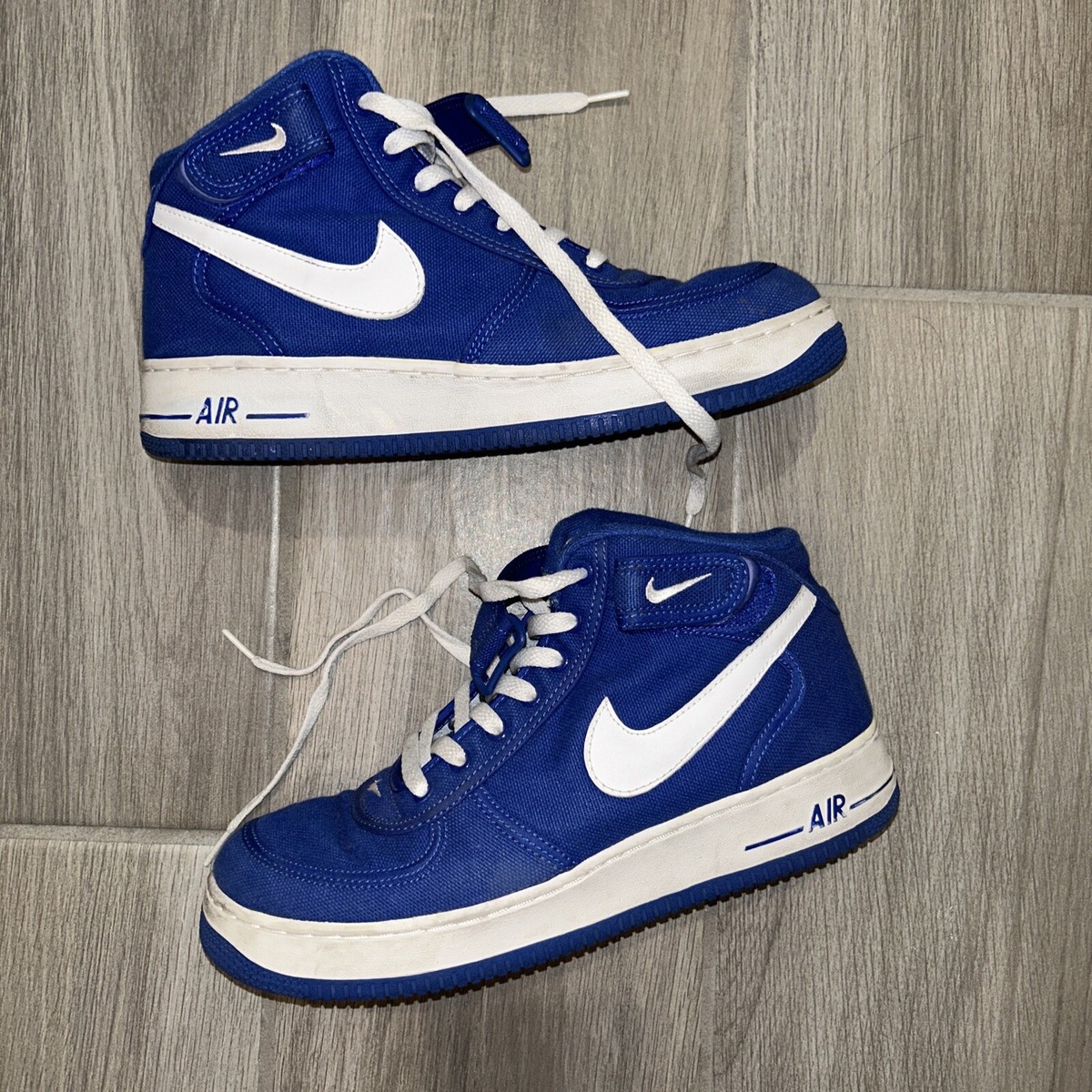 Nike Footwear Nike Air Force Lv8 Mid Blue Nike Sportswear Nike
