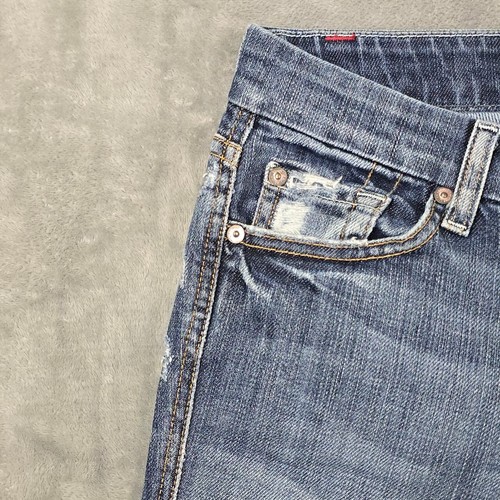 7 For All Mankind A Pocket Damenjeans Größe 28 USA Distressed (TATSÄCHLICH 32X31,5) - Bild 2 von 24