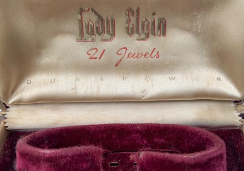 Scatola Box LADY ELGIN Vintage Watch Orologio Swiss Made - Foto 6 di 9