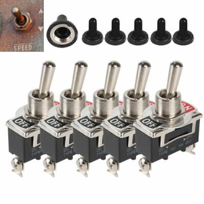 Kippschalter Wippschalter 15A 10x Kippschalter Oder Wippschalter 2-Pin – Für 12V, 24V, 220V/230V, 15A, Ideal Für Auto, KFZ, Boot Kippschalter Für Boot KFZ