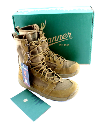 DANNER Resurgent Size 9.5 EE Coyote Brown Soft Toe 8" Men's Boots RETAIL $199
