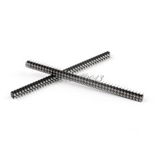10PCS Double Row 40Pin 2.54mm Round Female Pin Header gold plated machined