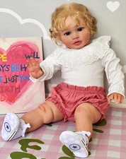 Lifelike Reborn Toddler Dolls 26in Weighted Realistic Large Baby Doll Soft Body