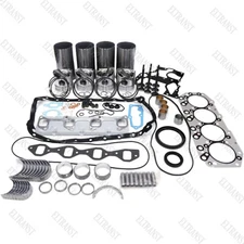 Overhaul Rebuild Kit for Isuzu 4JB1 4JB1T Engine Kobelco 70SR 80MSR Bobcat 843