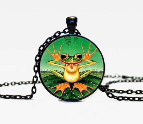 Lustige Jitterbug Frösche Kätzchen schwarz Bronze silber Anhänger Halskette kostenlose Geschenktüte - Bild 24 von 26