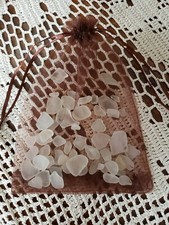 40+ Pieces ~ Genuine Lake Erie Beach Glass ~ Surf Tumbled ~ Frosted (113)