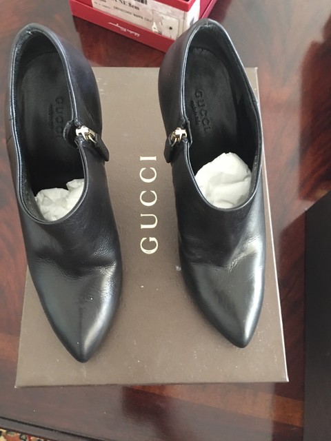 womens black stiletto ankle boots