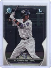 2023 Bowman Chrome Bladimir Restituyo Prospect 1st Bowman - Colorado Rockies