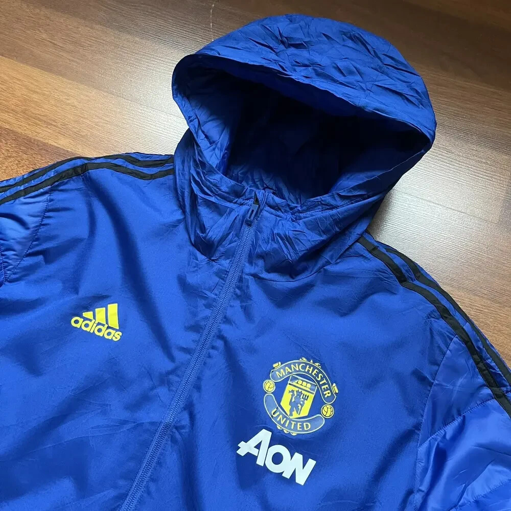 MANCHESTER UNITED ADIDAS 2019/2020 TRAINING WINTER JACKET SIZE 