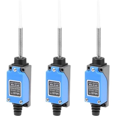 ME-8166 Spring Stick Type AC Limit Switch for CNC Mill  Plasma Industrial 3 Pack