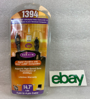 BELKIN IEEE 1394 Video or Digital A/V Device to Notebook Computer High-Speed