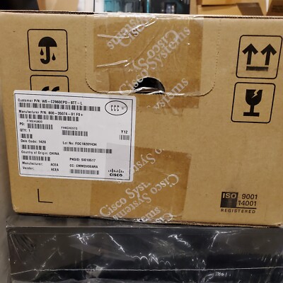 WS-C2960CPD-8TT-L - Cisco Catalyst 8-Port 10/100/1000 Managed Gigabit New Sealed