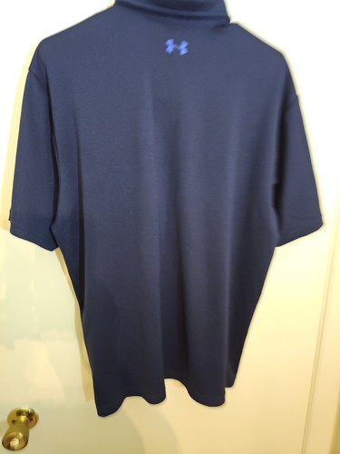 Polo da golf Under Armour Heat Gear Loose da uomo taglia XL blu UA Haagen Dazs - Foto 6 di 9