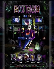 BATMAN '89 Joker Variant Screen Print Poster by Alberto Reyes Art Nt BNG Mondo