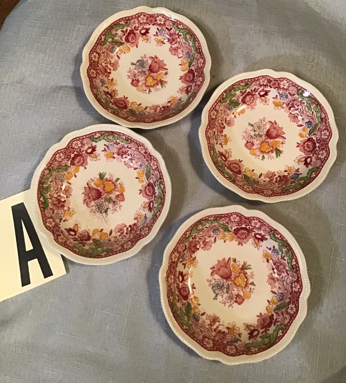Vintage Johnson Brothers Dorchester Fruit Bowl set of 4