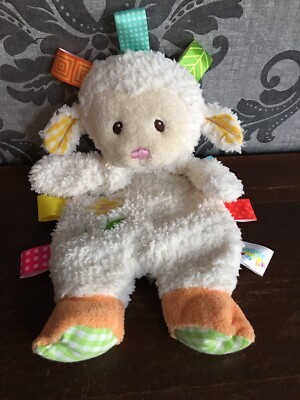 Mary Meyer Taggies Sherbet Lamb Lovey Plush Beanie Stuffed
