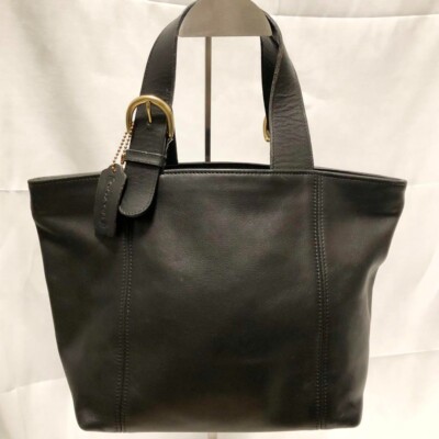 バッグ COACH Vintage Navy Leather Handbag 4133 s-l400.jpg