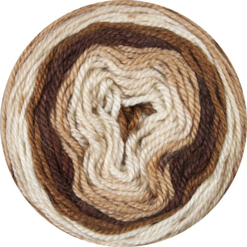 Herrschners PASTRY PUFF Yarn Cakes Medium Worsted Self Striping DISCONTINUED - Picture 2 of 7