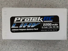 ProTek RC HV LiPo Receiver Battery Pack (Mugen/AE/8ight-X) (7.6V/2200mAh) New!
