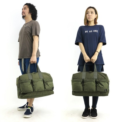 PORTER YOSHIDA / FORCE Boston Bag 2WAY DUFFLE BAG 855-05900 Travel Olive Drab - 第 4/24 張圖片