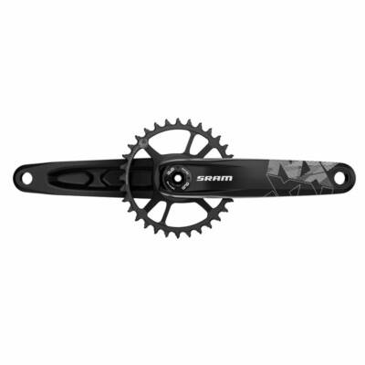 mtb pedal sram 12v. nx eagle boost schwarz dub integrierte Achse 175mm 32dts direct mo