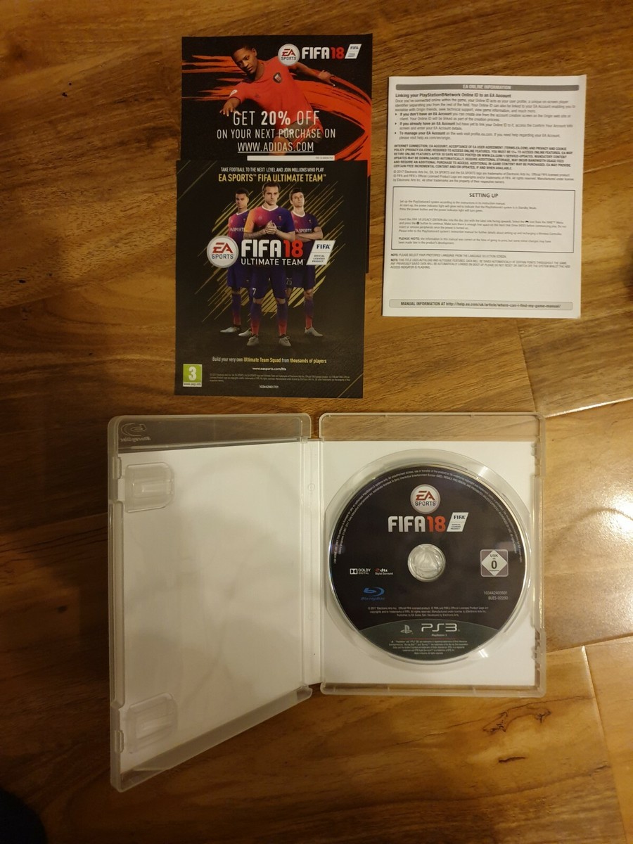 FIFA 18 Legacy Edition – PS3 – PAL – Très Bon état (testé Et Fonctionne)