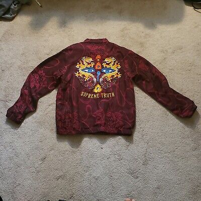 Supreme Truth Tour Jacket Burgundy S/S 17 Size Large | eBay Supreme Truth Tour Jacket Burgundy S/S 17 Size Large | eBay