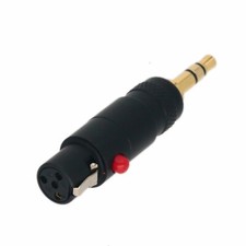 DIY Adapter Mini-XLR TA4F to mini-jack 3.5mm 1/8" for audio wireless Microphones