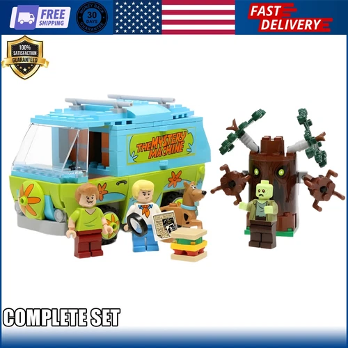 (75902) MOC Scooby Doo The Mystery Machine Building Blocks Complete Set