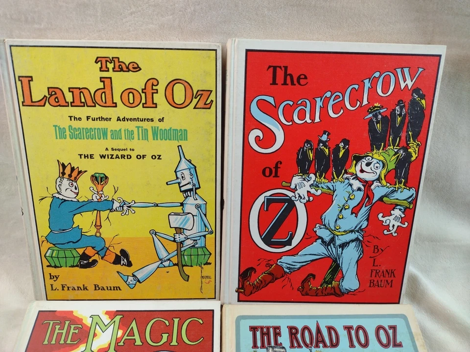 Wizard of Oz Винтажная Книга Лот из 4 Baum, Neill, Reilly & Lee Белое Издание Твердый переплет - Изображение 2 из 4
