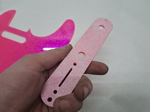 Lo último Juego de Cubierta de Control de Golpeador Brillo Rosa Brillo para Fender Tele Telecaster - Imagen 11 de 16