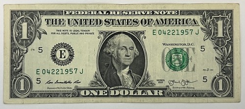 Apr 22, 1957 Birthday or Anniversary Date Note Series 2013 One Dollar Bill UNC - Picture 2 of 3