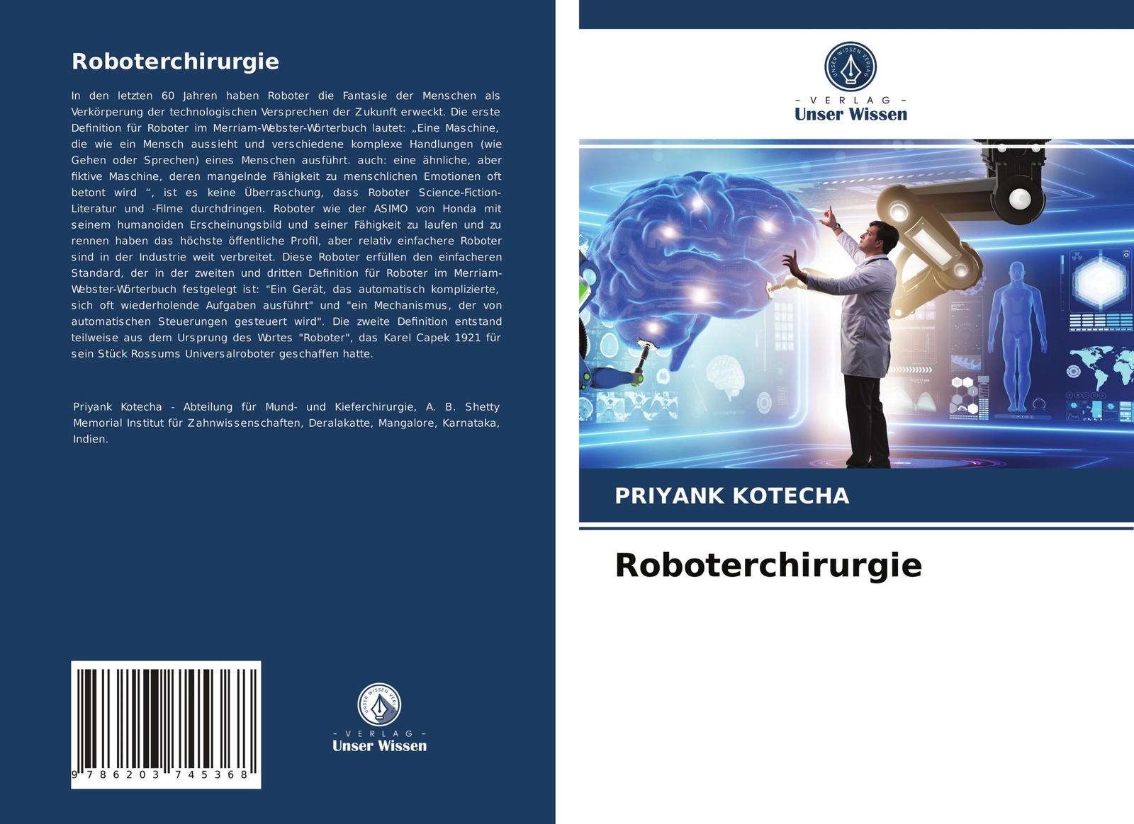Priyank Kotecha | Roboterchirurgie | Taschenbuch | Deutsch (2021) |