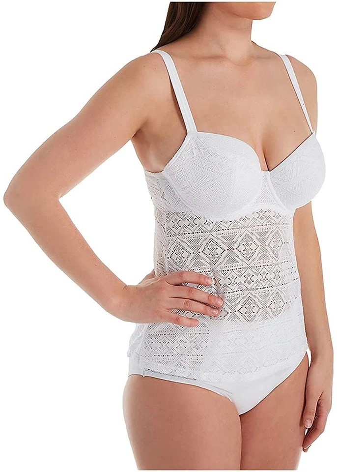 Купальник-танкини Curvy Kate WHITE Rush с подкладкой для балкона, США 40 г, Великобритания 40F - Изображение 3 из 4