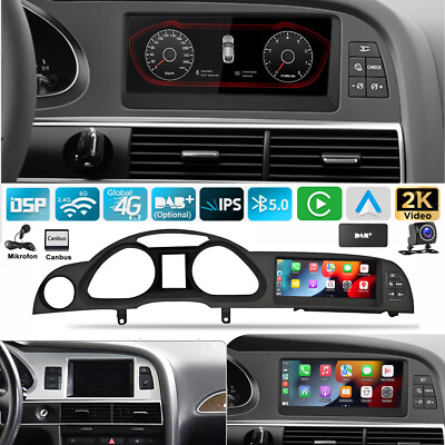 Für Audi A6 C6 4F MMI 2G 2004-2011 DAB+ Carplay Android Multimedia Autoradio GPS