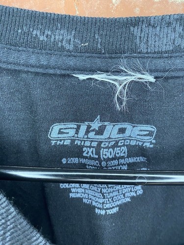 Vintage 2009 G.I. Joe All Over Print Shirt Gr. 2XL The Rise Of Cobra AOP schwarz - Bild 4 von 7