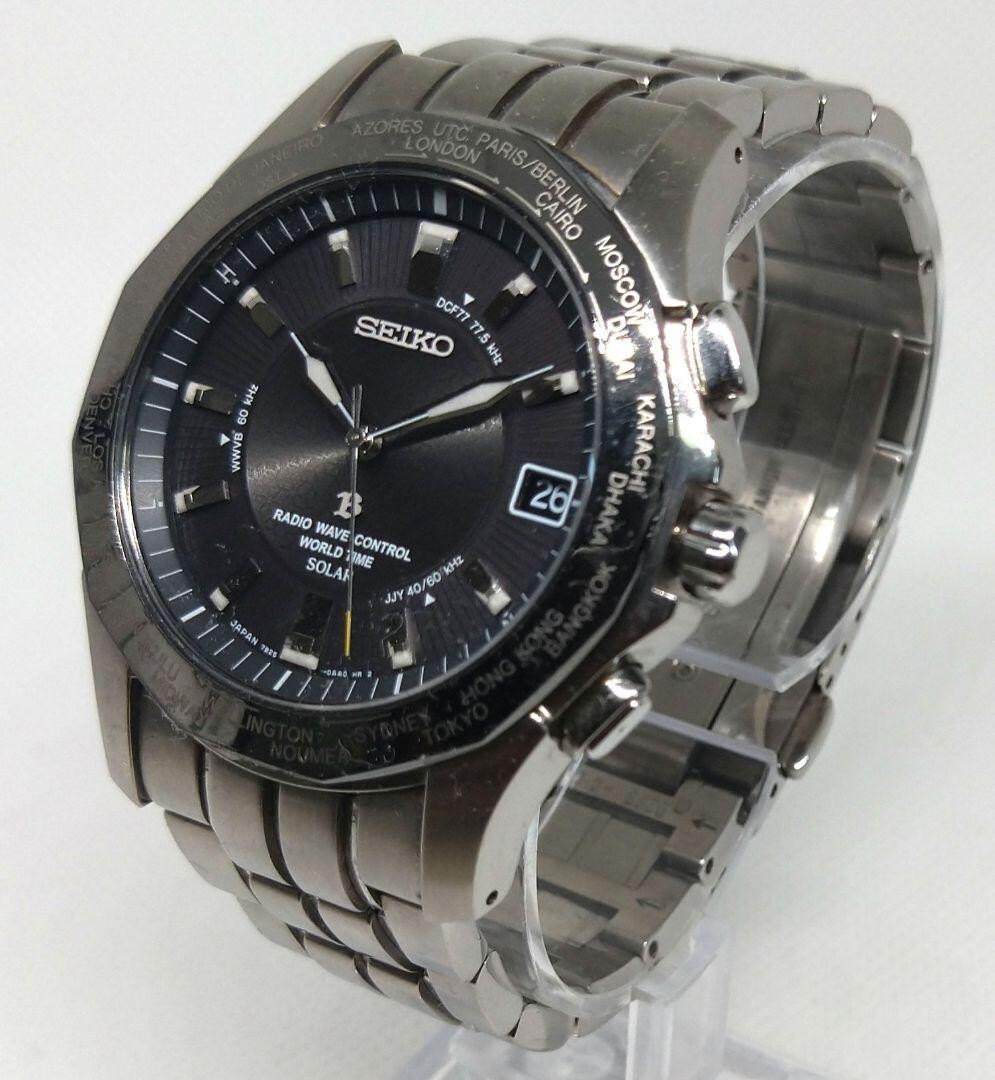 SEIKO BRIGHTZ 7B25-0AA0 Titanium Solar Radio Wave Men's SEIKO BRIGHTZ 7B25-0AA0 Titanium Solar Radio Wave Men's