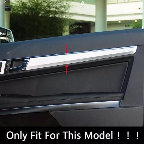 4PCS Silver Interior Door Panel cover Trim For Benz E Class Coupe W207 2009-2013 - Bild 4 von 8