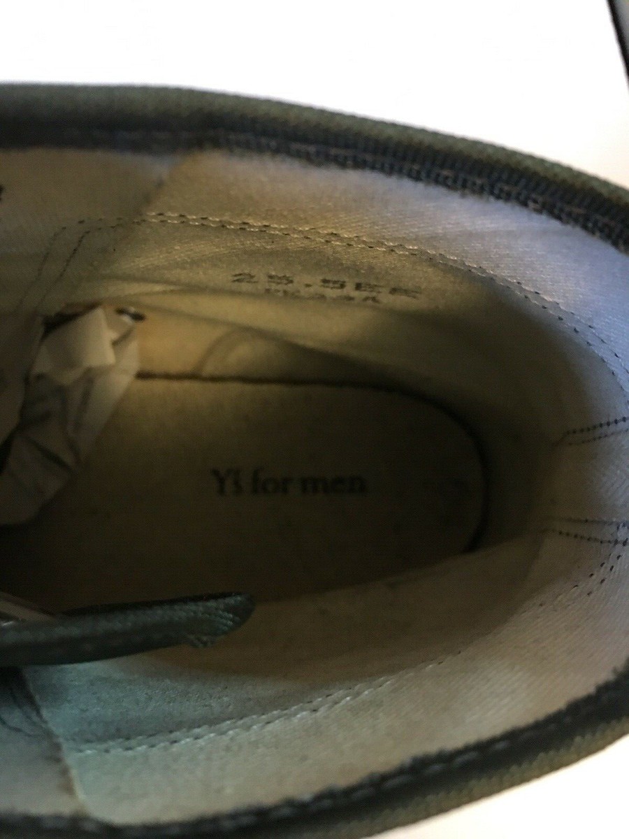 Baskets Montantes Yohji Yamamoto Pour Hommes – Nylon Vert Militaire – Occasion – Taille US 7 – Japon