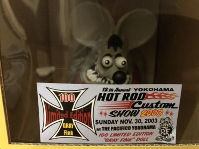 RAT FINK DOLL 2003 ラットフィンク MOONEYES Figure Rat Fink Doll Roth Mooneyes 12th Annual Yokohama 2003