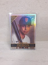 2020 Topps Gallery Mauricio Dubon Rainbow Foil Rookie Card. rookie card picture